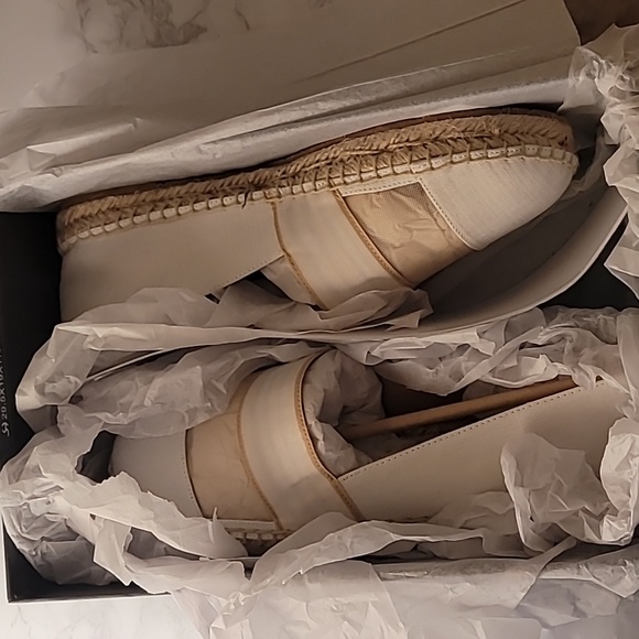 ❤️‍🔥❤️‍🔥ZAC POSEN VIDA WOVEN SLIP ON ESPADRILLES  CREAM SZ 8M - Picture 7 of 11